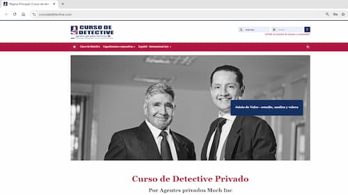 Plataforma del Curso de Detective